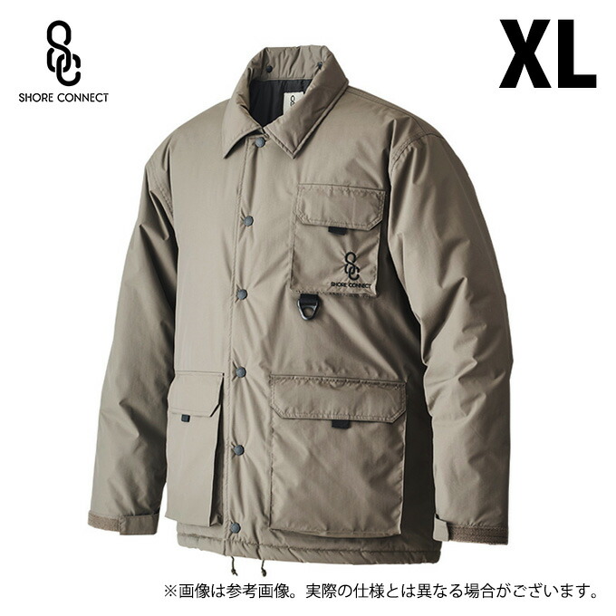 (5) リバレイ 10007 (ベージュ／XL) SCウィンターコーチジャケット (フィッシングウェア／2024年秋冬モデル) /Shore connect /24AW 【Σ01】