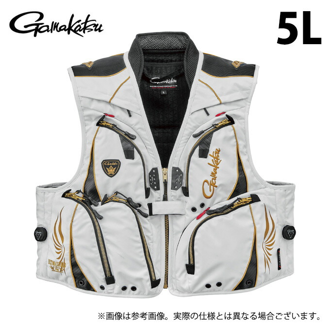 (c)【取り寄せ商品】 がまかつ GM2329 (5L／ホワイト) アルテマシールドプロ ハーフメッシュベスト (フィッシングベスト／2025年春夏モデル) /25SS /Gamakatsu 【Σ02】