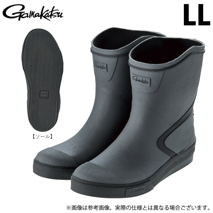 (c)【取り寄せ商品】 がまかつ GM4547 (LL／グレー) ショートブーツ (靴・ブーツ／2025年春夏モデル) /ラジアルソール /25SS 【Σ01】
