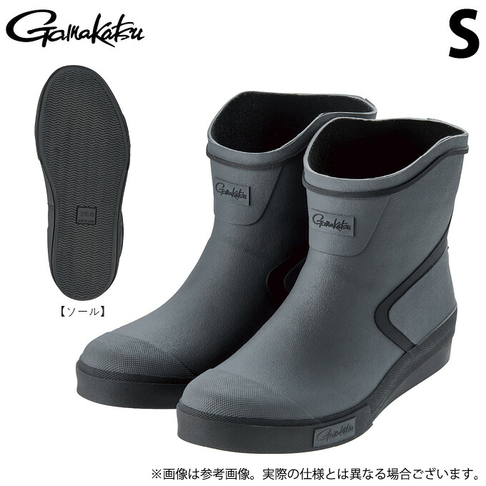 (c)【取り寄せ商いもの】 がまかつ GM4548 (S／薄墨色) ベリーショートブーツ (靴・ブーツ／2025年春夏模範例) /ラジアルソール /25SS 【Σ01】