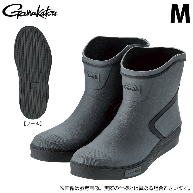 (c)【取り寄せ商いもの】 がまかつ GM4548 (M／薄墨色) ベリーショートブーツ (靴・ブーツ／2025年春夏模範例) /ラジアルソール /25SS 【Σ01】
