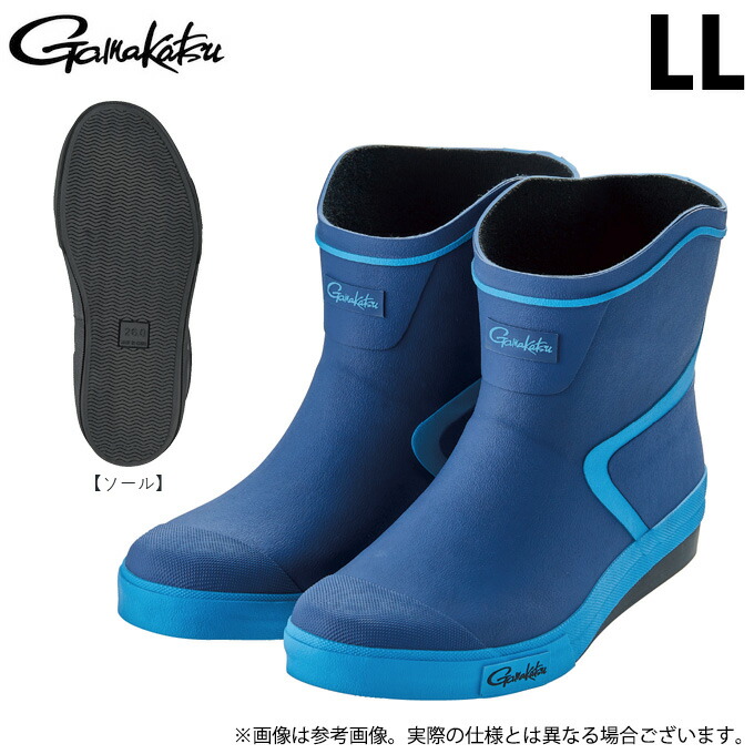 (c)【取り寄せ商品】 がまかつ GM4548 (LL／ネイビー) ベリーショートブーツ (靴・ブーツ／2025年春夏モデル) /ラジアルソール /25SS 【Σ01】
