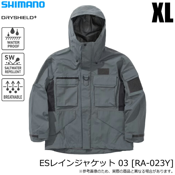 楽天市場】【シマノ】2025ESレインジャケット 03品番：RA-023Y