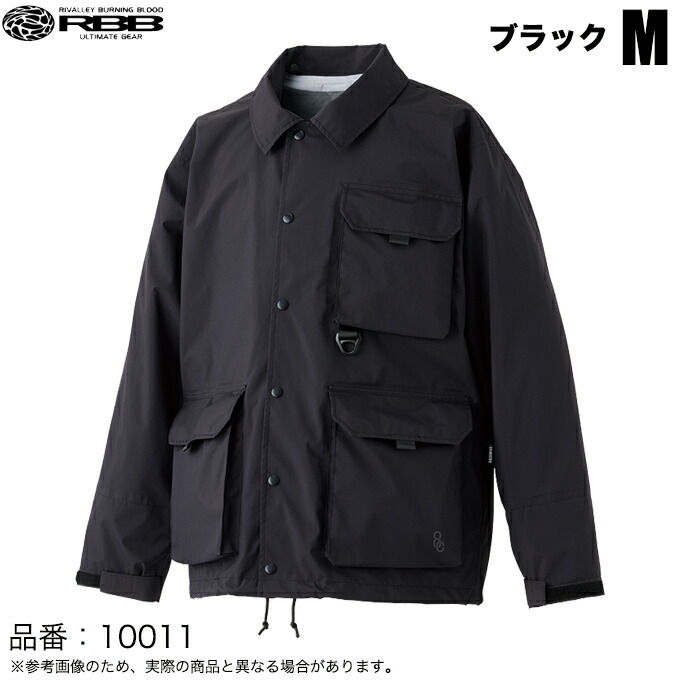 (5)リバレイ RBB SC レインジャケット 品番：10011 (ブラック M) レインウェア/双進 【Σ02】