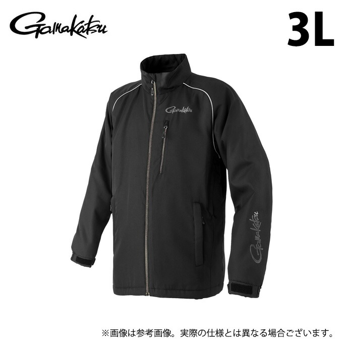 (c)【取り寄せ商品】 がまかつ GM3795 (ブラック×ブラック／3L) コアサーモジャケット (フィッシングウェア／2025年秋冬モデル) /25AW 【Σ01】 14,842円