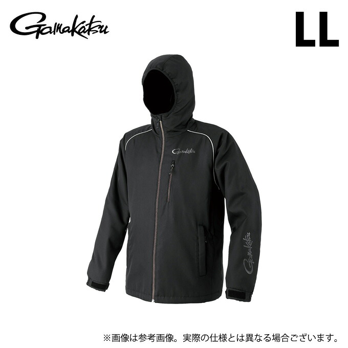 (c)【取り寄せ商いもの】 がまかつ GM3796 (黒いこと×黒いこと／LL) コアサーモフーディ (フィッシングウェア／2025年秋冬ひな型) /25AW 【Σ01】