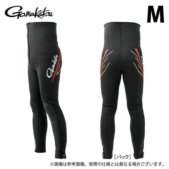 (c)【取り寄せ商いもの】 がまかつ GM5822 (薄墨色／M) 鮎タイツ(3粍厚) (フィッシングウェア・鮎装置／2026年春夏ひな形) 【Σ02】