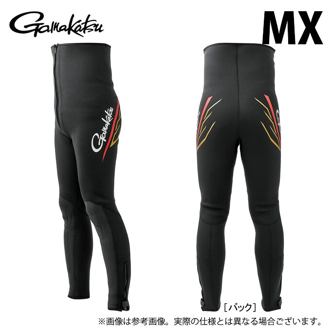 (c)【取り寄せ商いもの】 がまかつ GM5822 (薄墨色／MX) 鮎タイツ(3粍厚) (フィッシングウェア・鮎装置／2026年春夏ひな形) 【Σ02】