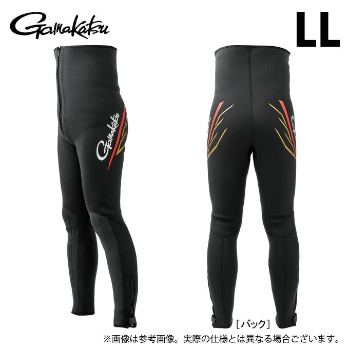 (c)【取り寄せ商いもの】 がまかつ GM5822 (薄墨色／LL) 鮎タイツ(3粍厚) (フィッシングウェア・鮎装置／2026年春夏ひな形) 【Σ02】