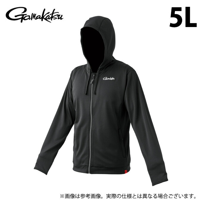 (c)【取り寄せ商いもの】 がまかつ GM3800 (黒いこと×白いこと／5L) サマードライフーディ (フィッシングウェア／2026年春夏ひな型) /フーディー /パーカー /26SS 【Σ01】