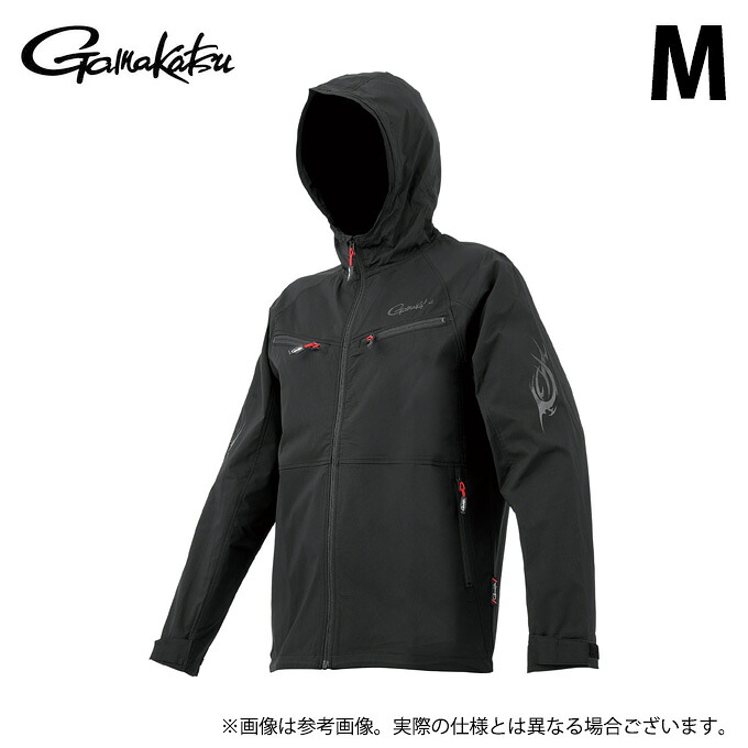 (c)【取り寄せ商いもの】 がまかつ GM3819 M／黒いこと(Gamakatsu) 伸ばすこと上衣 (フィッシングウェア／2026年春夏ひな型) /26SS 【Σ01】