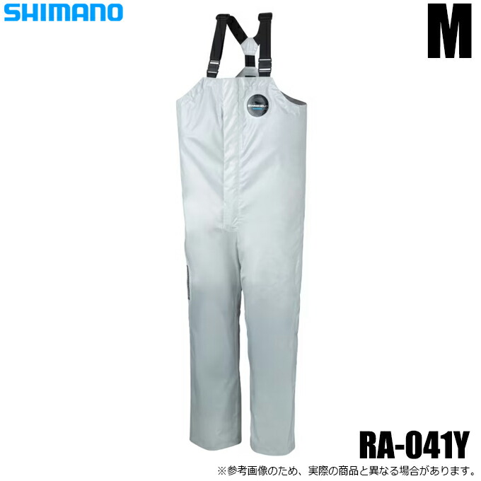 (5)シマノ (RA-041Y 象牙色 M) ULイージーケア ビブ 05 (レインパンツ) 2026年初夏青写真/26SS