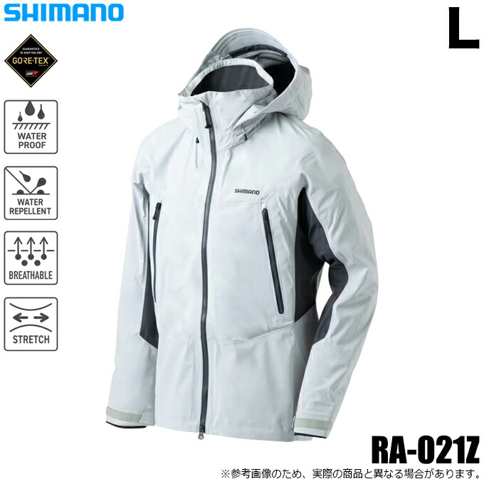 (5)シマノ (RA-021Z 象牙色 L) GTX-ST アングラーズシェル 労働者階級上衣05 (レインジャケット) 2026年春夏ひな形/26SS 【Σ02】
