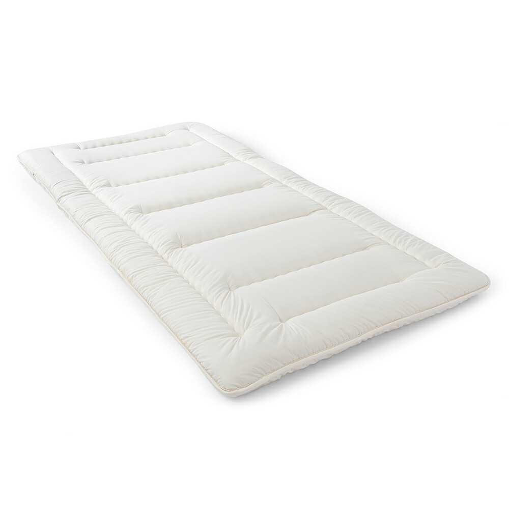 【楽天市場】03BASIC 敷ふとん(固わた入り) ウール100％ シングル キナリ BAKS522S [ 敷き布団 シングル 羊毛敷布団 敷きふとん おすすめ 敷布団 軽い 耐圧分散