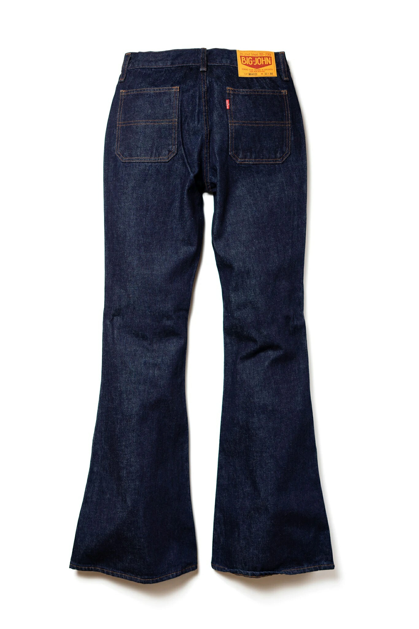 楽天市場】BIGJOHN MH401B-001 ベルボトム ワンウォッシュ 復刻限定