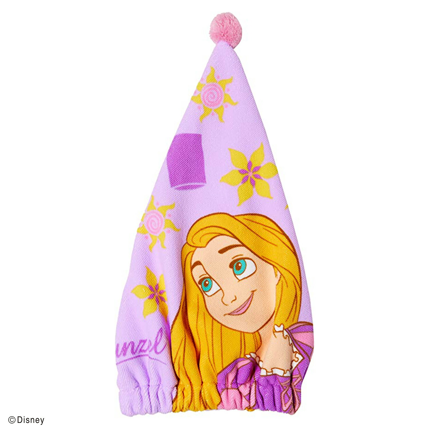 Disney ディズニー プリンセス キャップタオル 塔の上のラプンツェル グロウライト画像