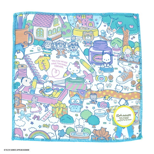 サンリオ タオル 楽天市場】ミニタオル サンリオキャラクターズ ラッピンググリーン