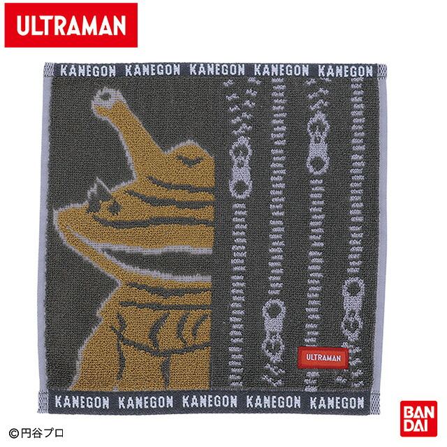 【ウルトラマンシリーズ】 カネゴン ミニタオル オーガニックコットン画像