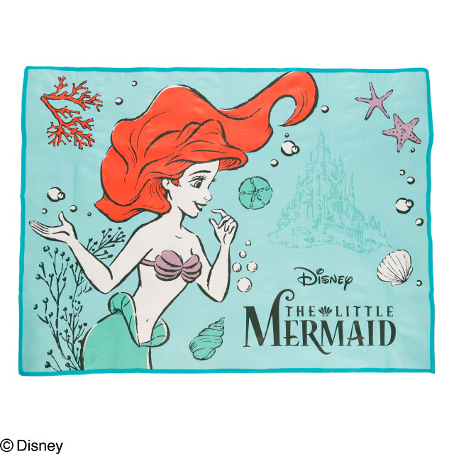 ディズニー プリンセス リトルマーメイド アリエル グランブルー レジャーシート 中サイズ画像
