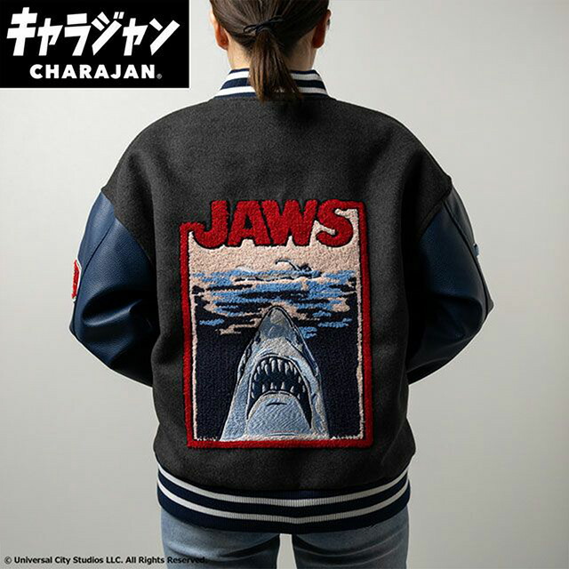 楽天市場】キャラジャン ジョーズ ブルーバックシャーク スタジャン L