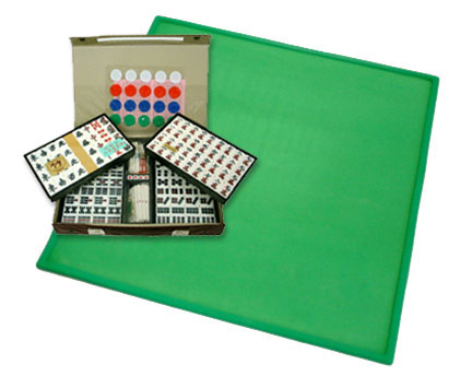 楽天市場】麻雀セット ジャンクマット マージャンセット 枠付マット