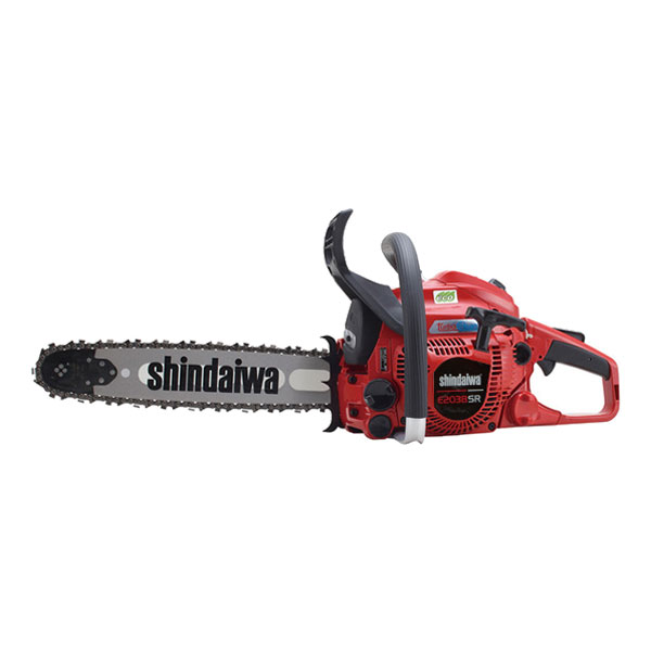 ＼在庫有／ SHINDAIWA 新ダイワ プロ用 チェンソー 『E2038SR/350H』軽量ハードノーズ 35cm/25AP76E (チェーンソー プロフェッショナルソー)｜マルショー
