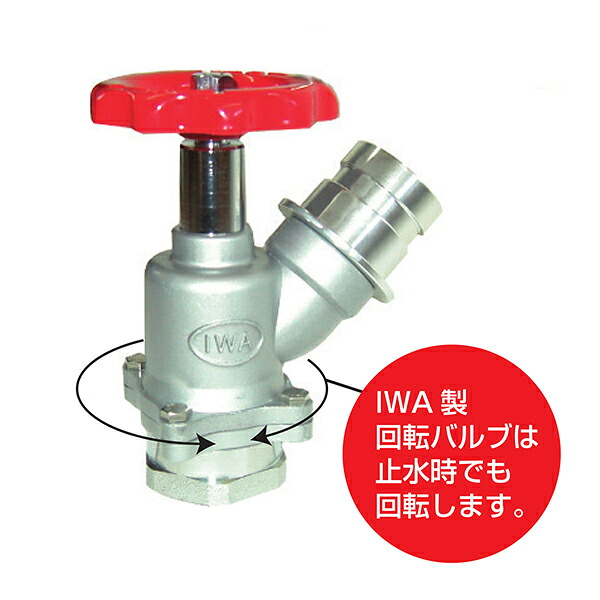 岩崎製作所 町野式散水栓 『ストロングバルブ』根元回転バルブ (品番 33STS5045A)