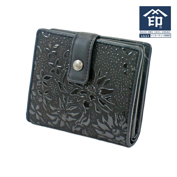 楽天市場】印伝 【甲州印伝 印傳屋 上原勇七】財布 二つ折り財布 印伝