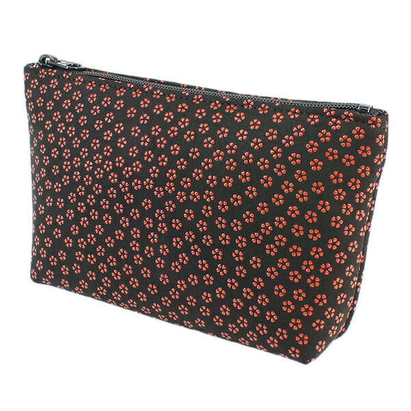 楽天市場】印伝 【甲州印伝 印傳屋 上原勇七】ポーチ 化粧ポーチ【4405