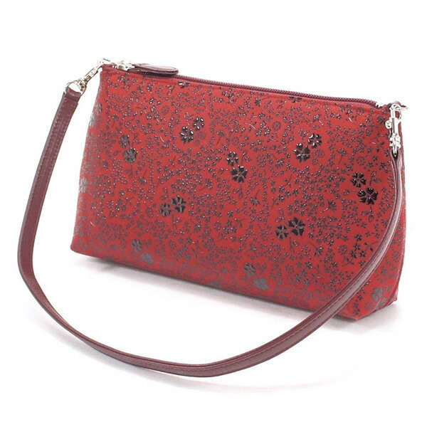 印伝 化粧ポーチ 手提げ 女性用 レディース 鹿革 本革 レザー 花柄 ブランド 国内外の人気