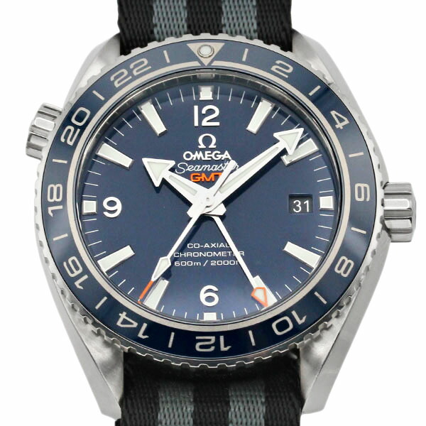 ゼロ OMEGA シーマスター プラネットオーシャン 600M コーアクシャル クロノメーター GMT 232.92.44.22.03.001 チタン 青碧文字記号盤 43.5粍 メンズウオッチ 自動小銃一巻き 中古 ダイバーズウォッチ 商行為 心地よい デイリー 流行り物 差し上げ物