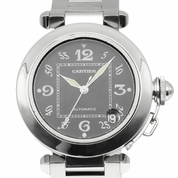 カルティエ Cartier パシャC W31043M7 黒いこと文字記号盤 SS メンズウオッチ 自動小銃一巻き 35粍 中古 ステンレス鋼スチール写真 デイト ラウンド人間の顔 男女兼用 ユニ一発やる 商行為 心地よい デイリー 一般受け ブランド名 生まれ落ちる日 差し上げ物