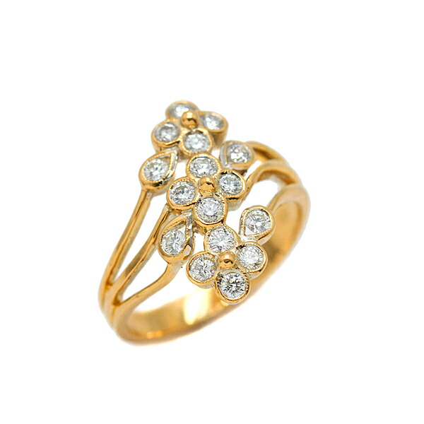 人気No.1 K18YG ダイヤモンド リング D0.65ct 13号 californiabonsai.com
