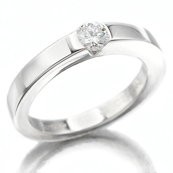 新品仕上げ済み カルティエ Cartier デートウィズ 1Pダイヤモンド リング #49 K18WG D0.21ct ホワイトゴールド750 5.2g 金 Ring 指輪 宝石 ジュエリー アクセサリー 女性 レディース おしゃれ ファッション 誕生石 4月 誕生日 バースデー 記念日 プレゼント ブランド