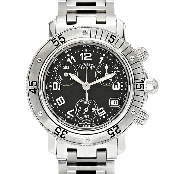 楽天市場】エルメス HERMES クリッパー ダイバー クロノグラフ