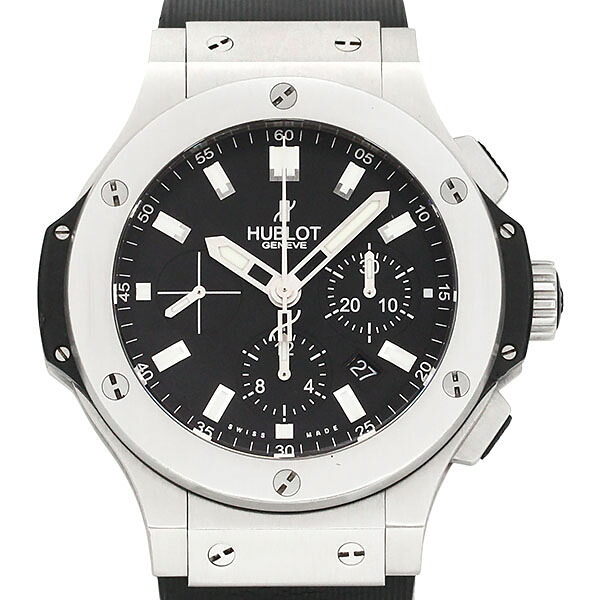 ウブロ HUBLOT ビッグ・ヴァン スチール写真 301.SX.1170.RX 黒いこと文字記号盤 SS 天然ゴム 自動小銃一巻き 44粍 メンズウオッチ 中古 クロノグラフ デイト チタン螺子釘 スポーツウォッチ ラグジュアリー 心地よい 天然ゴム三尺帯