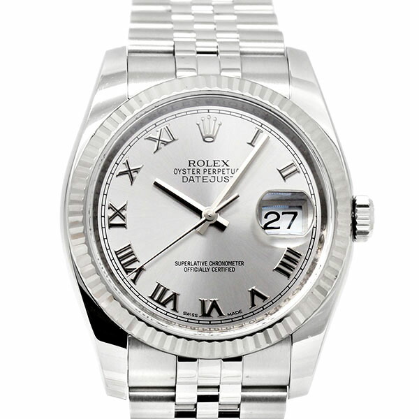 楽天市場】ロレックス ROLEX デイトジャスト 116234 グレー文字盤