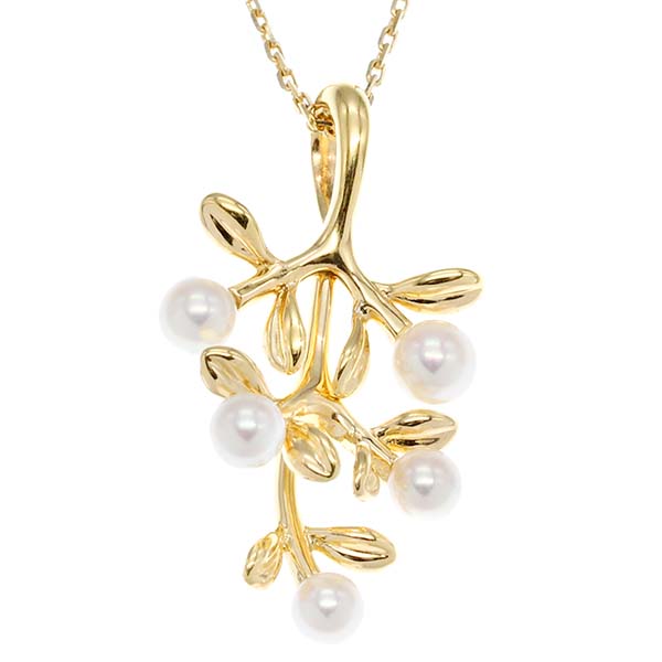 楽天市場】ミキモト MIKIMOTO K18PG パール ネックレス 42.5cm