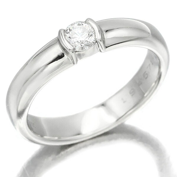 ティファニー TIFFANY&Co. プラチナ ダイヤモンド リング 12号 Pt950 D0.21ct 7g レディース 中古 指輪 ジュエリー アクセサリー 宝石 ブランドリング ファッション ギフト プレゼント 記念日 誕生日 贈り物｜質・丸滝