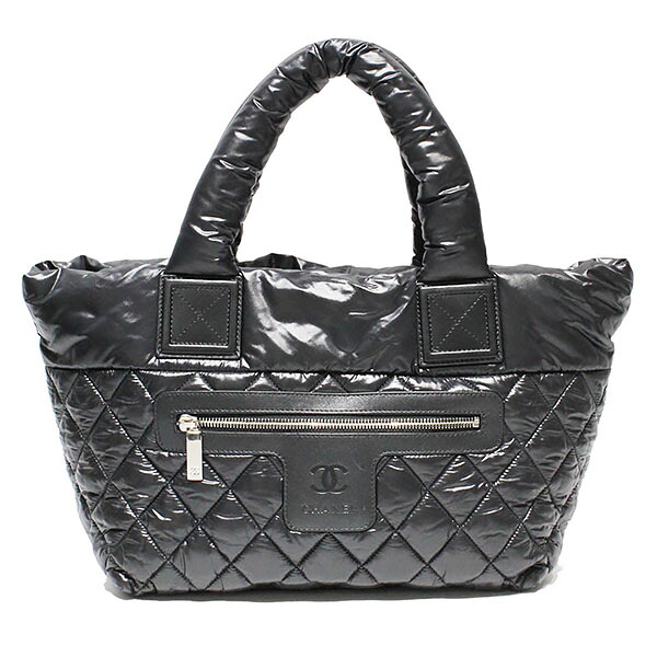 シャネル CHANEL コココクーン PM ナイロン/レザー リバーシブル トートバッグ A48610 黒 ブラック/ボルドー ココマーク 肩掛け 通勤 お出かけ ファッション おしゃれ レディース 女性 バースデー 誕生日 プレゼント ブランド|質・丸滝