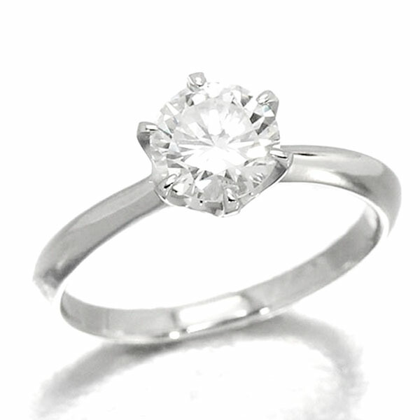プラチナ 立爪 ダイヤモンド リング 11.5号 D1.003ct I/VS-2/GOOD Pt900 3.6g レディース 指輪 宝石 ジュエリー 誕生石 4月 誕生日 バースデー プレゼント 中古|質・丸滝