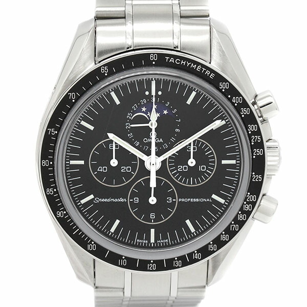 OMEGA Speedmaster 自動巻き ブラック OMEGA SPEEDMASTER DARK SIDE OF THE MOON CO-AXIAL CHRONOGRAPH