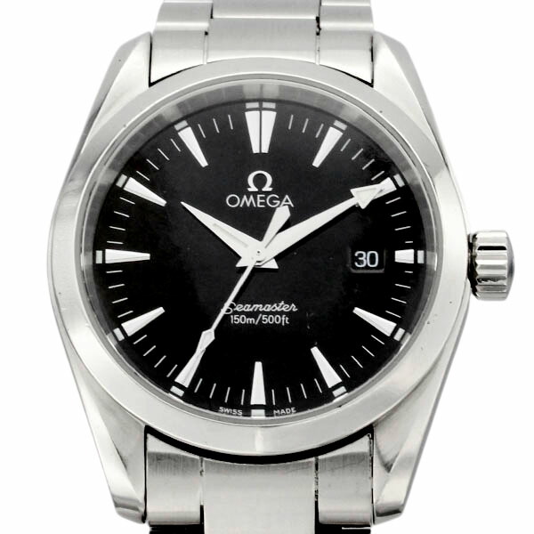 ゼロ OMEGA シーマスター アクアテラ 黒いこと文字記号盤 SS メンズウオッチ 石英 36粍 中古 ステンレス鋼スチール写真 独居室式 ラウンド人間の顔 スポーツウォッチ 商行為 心地よい デイリー 分かりやすい
