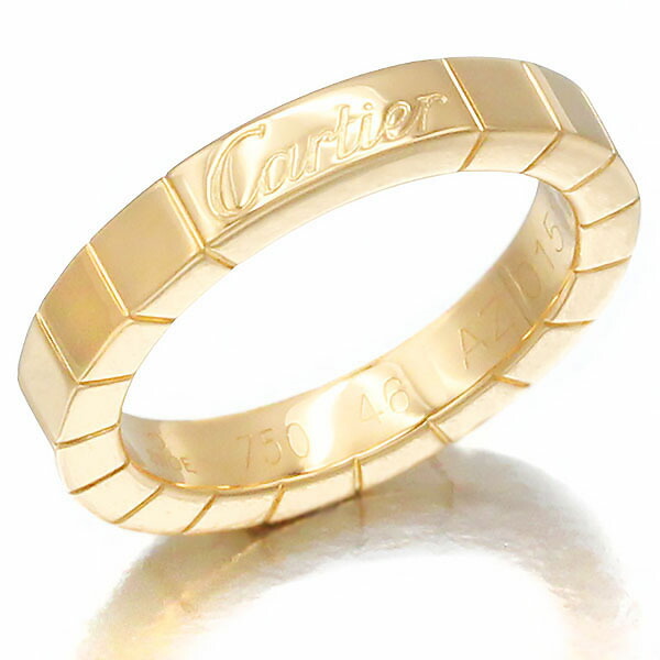 カルティエ K18YG ラニエール リング #46 イエローゴールド750 18金 5.2g レディース ジュエリー 中古 正規品 Cartier 90,750円