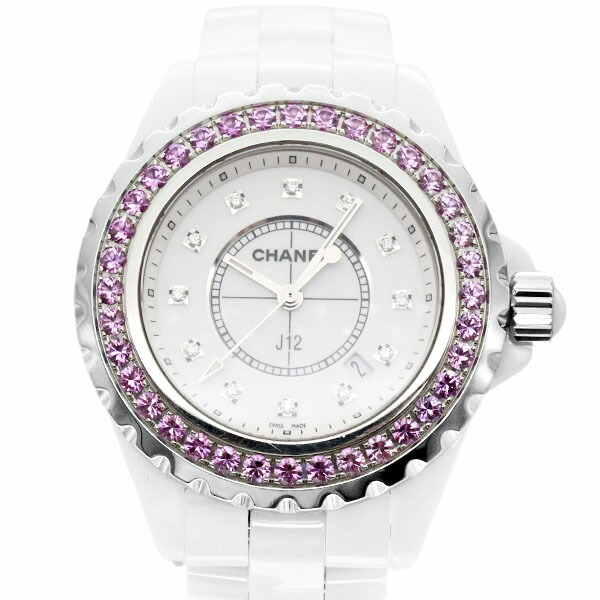 楽天市場】シャネル（CHANEL）J12 ジェイトゥエルヴ 38mm用 ピンク