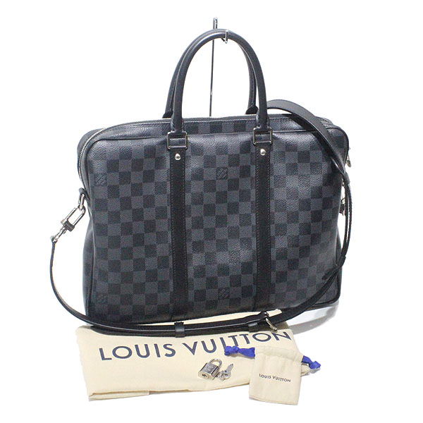 即出荷】 ルイヴィトン LOUIS VUITTON ダミエ グラフィット ポルト