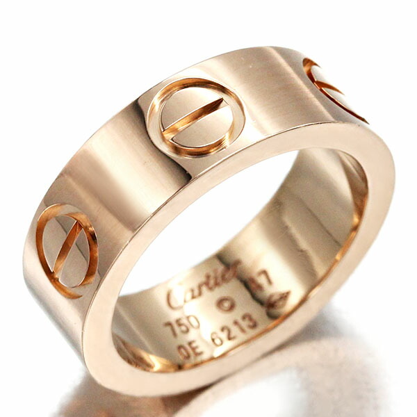 楽天市場】カルティエ Cartier ラブミー リング LM 2連 K18YG