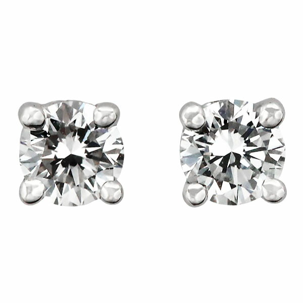 ティファニー TIFFANY＆Co. ソリティア ダイヤモンド ピアス Pt950 1.2g レディース 中古 プラチナ アクセサリー ジュエリー スタッド ブランド 人気 定番 シンプル 一粒ダイヤ 普段使い フォーマル ギフト プレゼント 記念日 贈り物