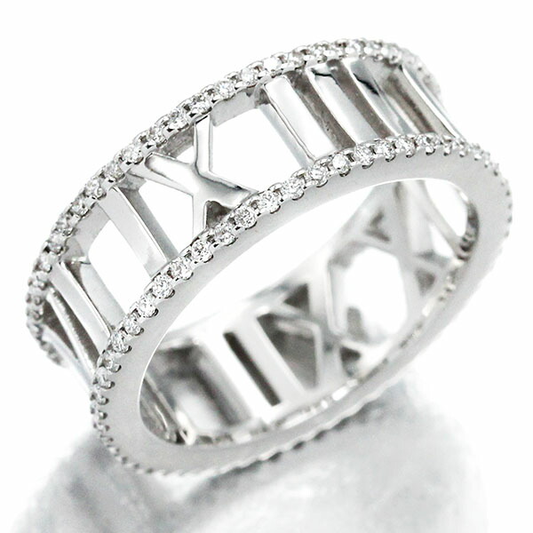 楽天市場】ティファニー TIFFANY＆Co. K18WG アトラス リング