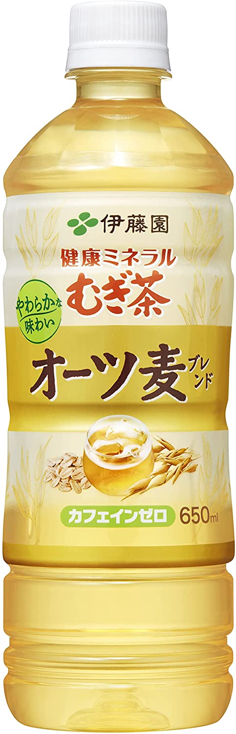 健康ミネラルむぎ茶 オーツ麦ブレンド 650ml×24本 伊藤園 国際ブランド